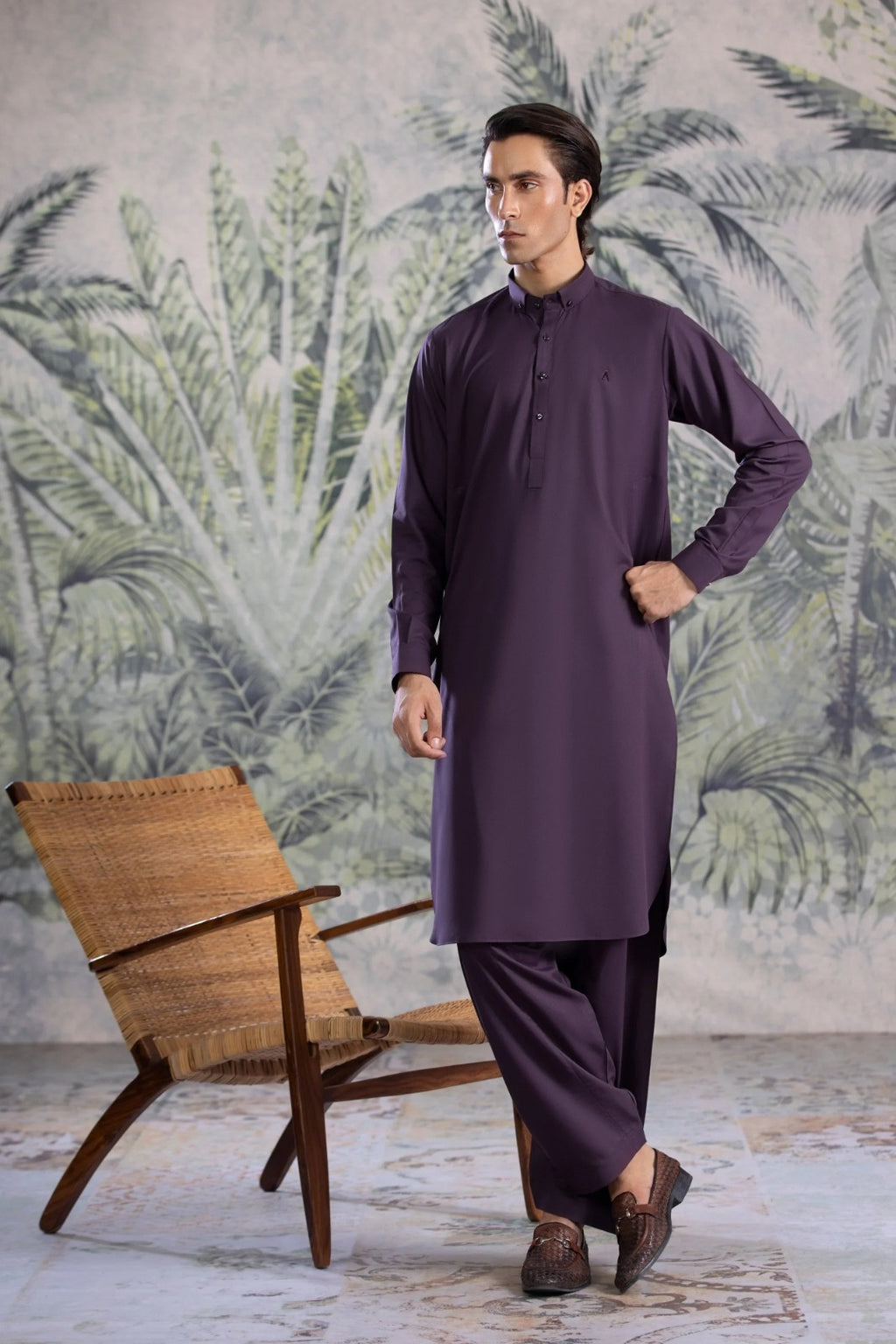 PURPLE MEN'S UNSTITCHED
