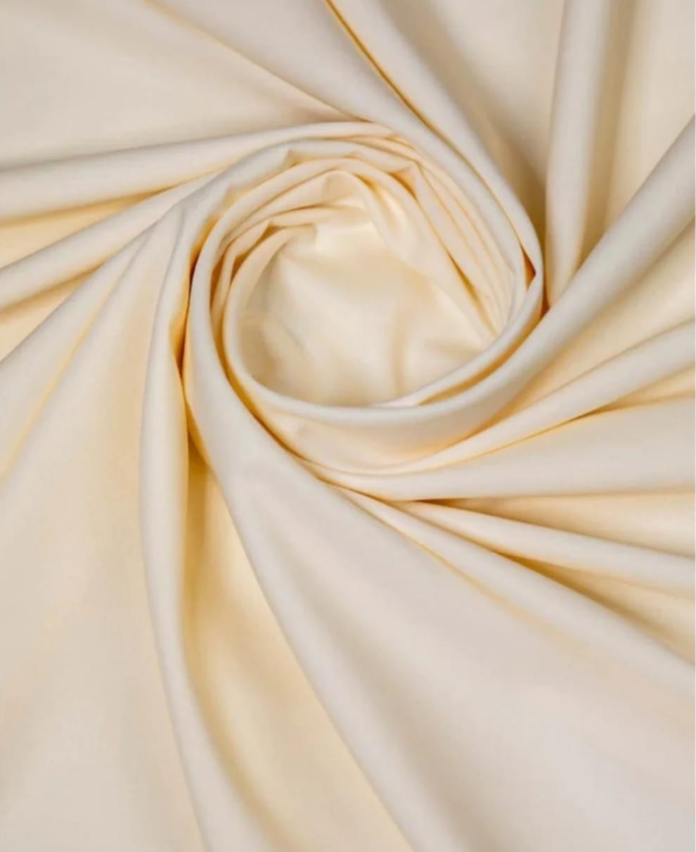 CREAM WHITE MEN'S UNSTITCHED