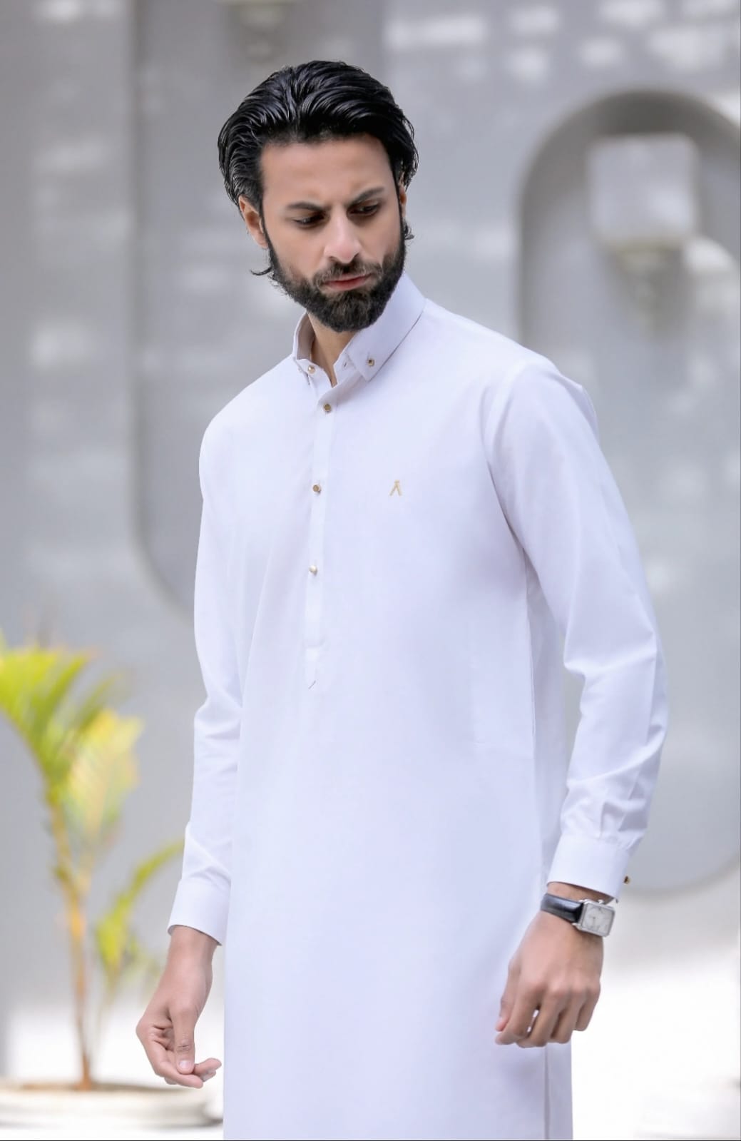 WHITE SUIT MEN'S UNSTITCHED BOSKI