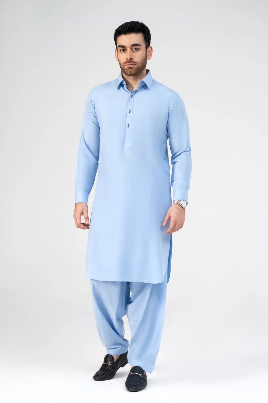 POWDER BLUE MEN,S UNSTITCH BOSKI